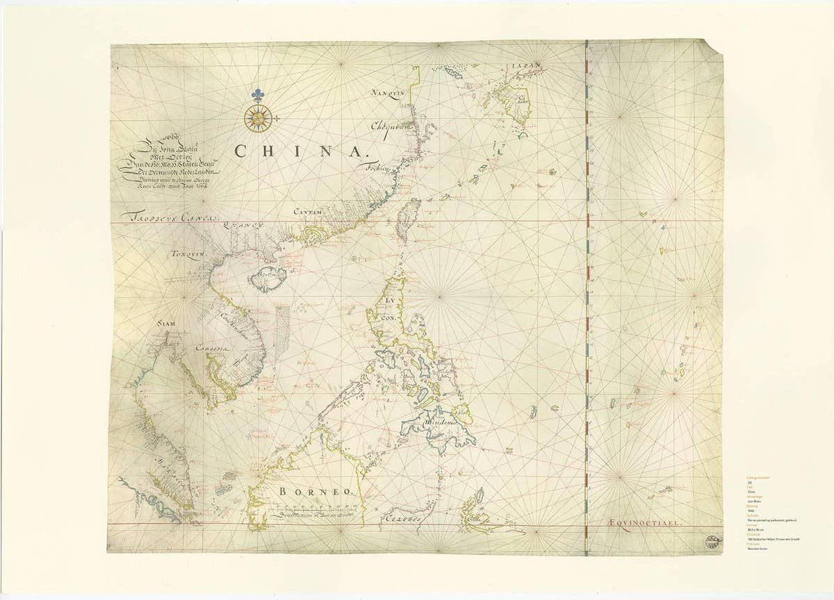 Facsimile with 30 VOC Nautical Charts, the Treasure of Corpus Christi
