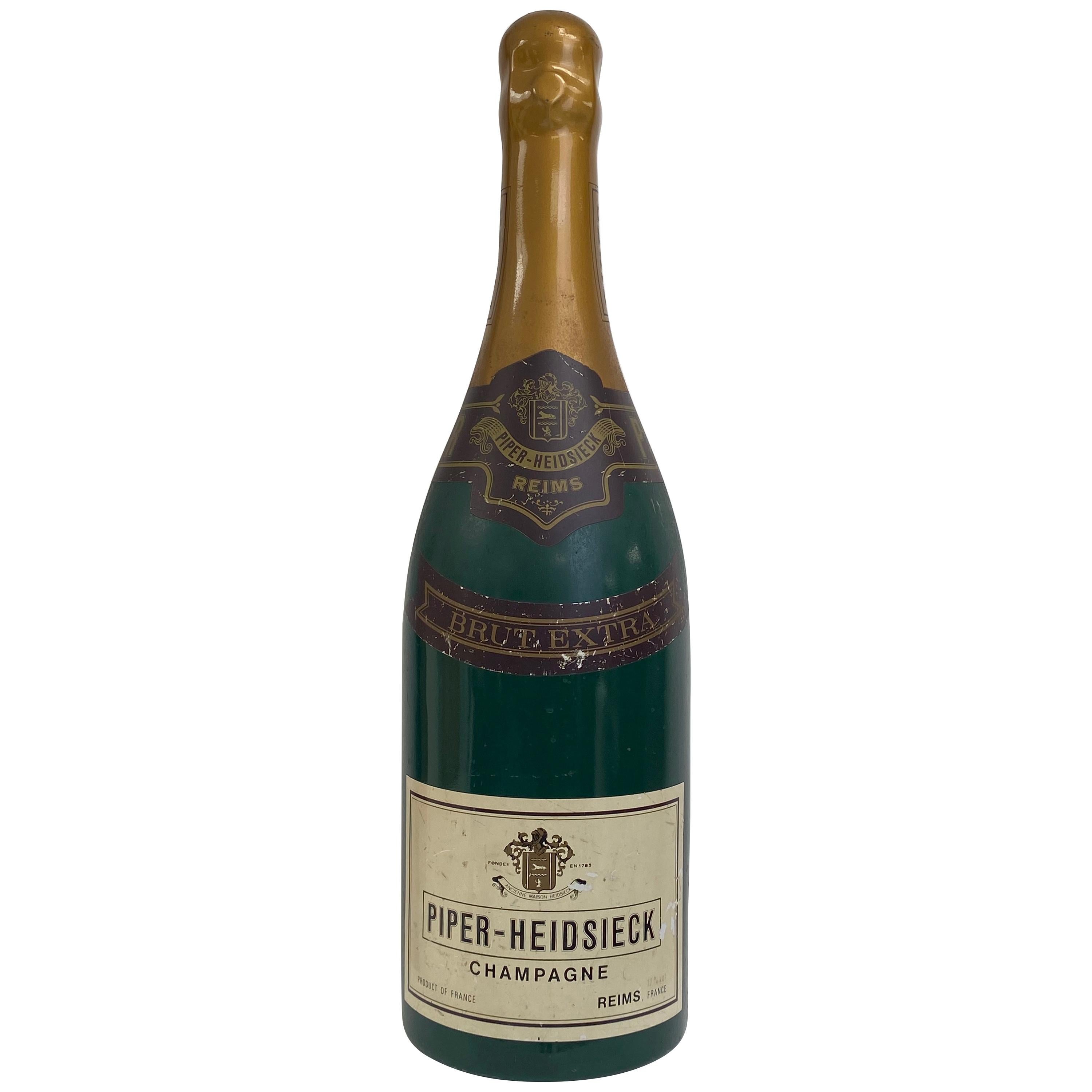 Factice of Bottle of Champagne, Piper Heidsieck For Sale