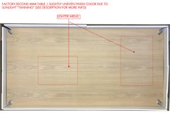 Factory Second Oakwood MiMi Desk White by Miduny, Made in Italy