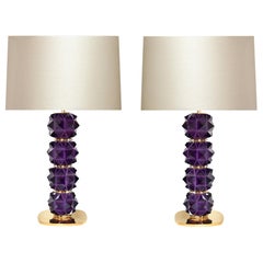 Amethyst Candy I Rock Crystal Lamps by Phoenix