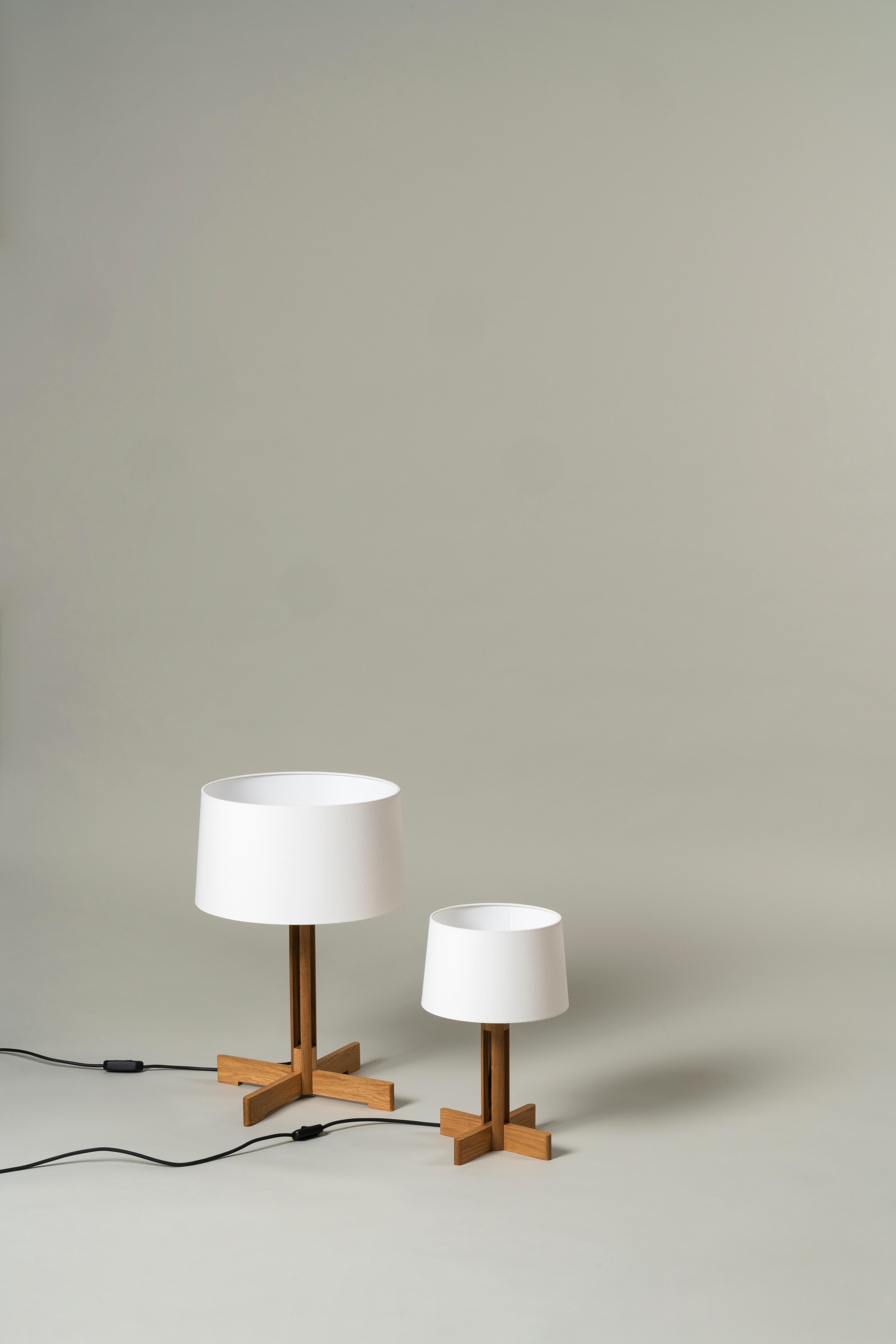 Linen FAD Menor Table Lamp by Miguel Milá For Sale