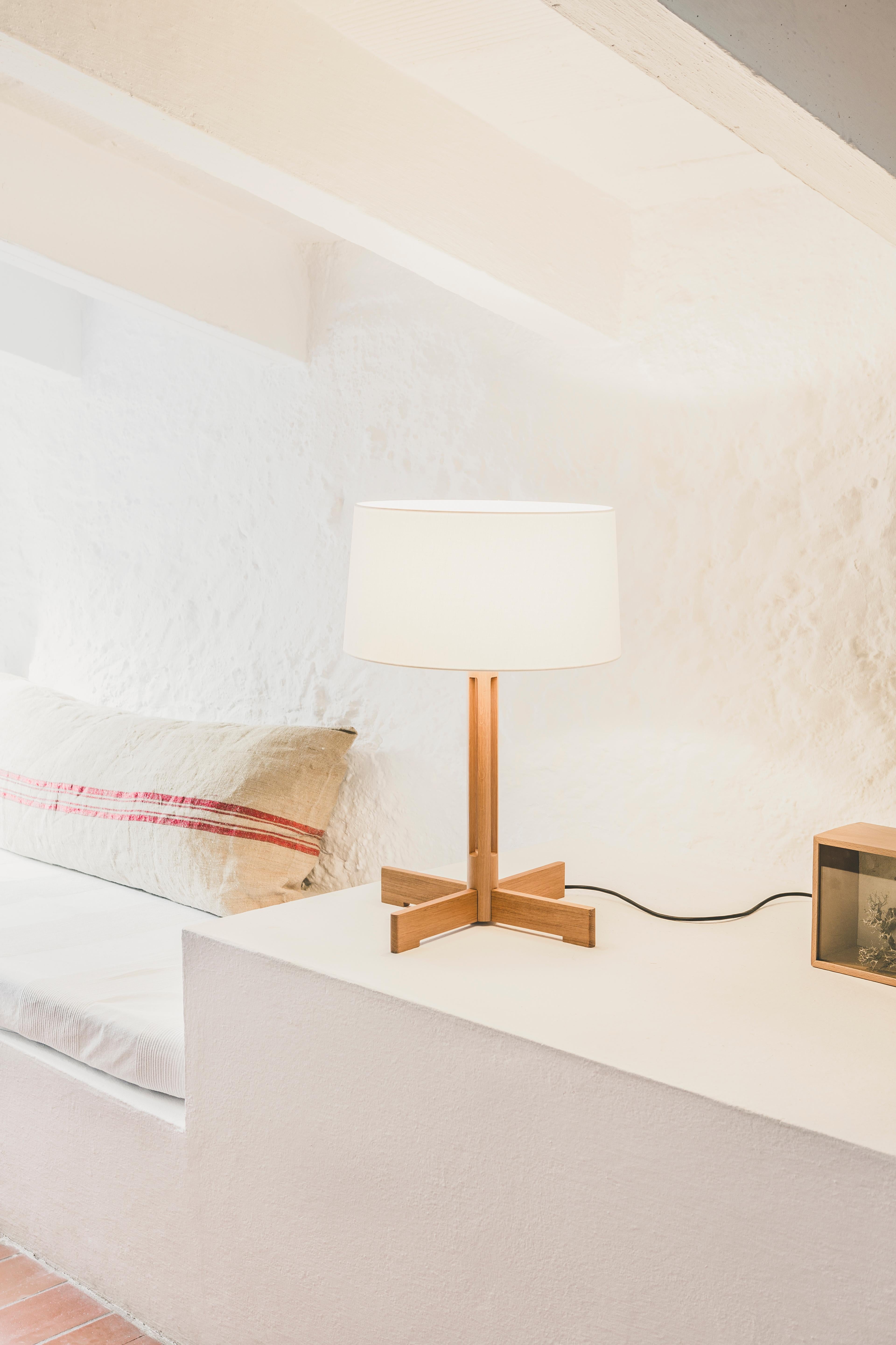 Linen FAD Table Lamp by Miguel Milá For Sale