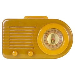 Fada 1000 “Bullet” Catalin Radio – Rare Onyx/Butterscotch
