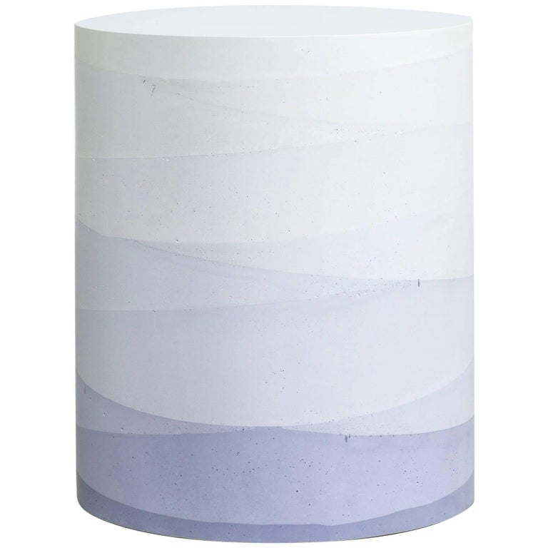 Fade Drum, Lavender Cement by Fernando Mastrangelo For Sale