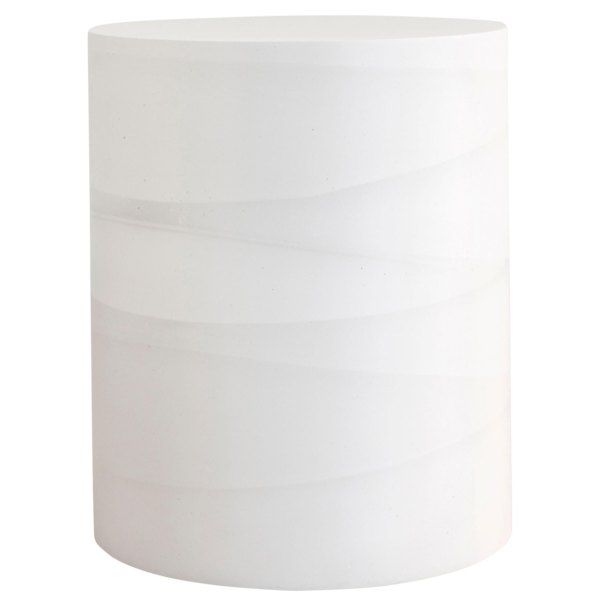 Tambor de desvanecimiento, Cemento blanco de Fernando Mastrangelo, 1stDibs Nueva York