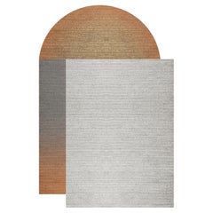 Tapis Fade en Abaca, couleur acajou, 160 x 240 cm, de Claire Vos pour Musett Design