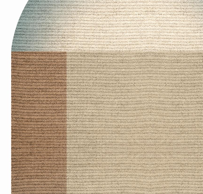 „Fade“-Teppich aus Abaca, Farbe „Sterling“, 160x240cm, von Claire Vos für Musett Design (Sonstiges) im Angebot