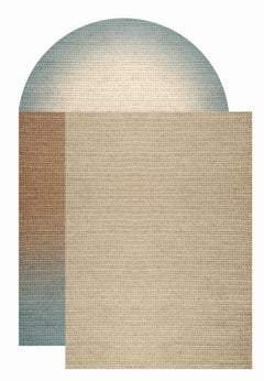 Tapis « Fade » en Abaca, couleur « Sterling » 260 x390 cm de Claire Vos pour Musett Design