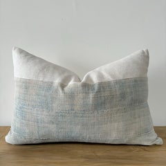 Faded Demin Acid Wash Colored Mud Cloth Pillows