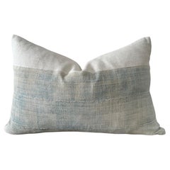 Faded Demin Acid Wash Colored Mud Cloth Pillows