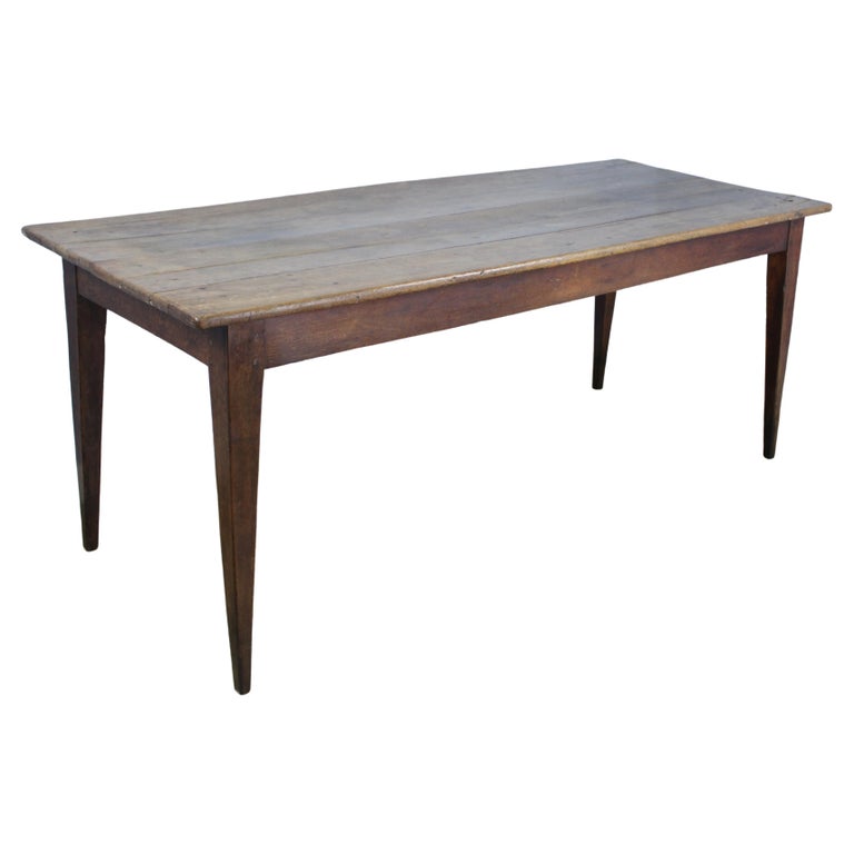 Faded French Oak Farm Table at 1stDibs