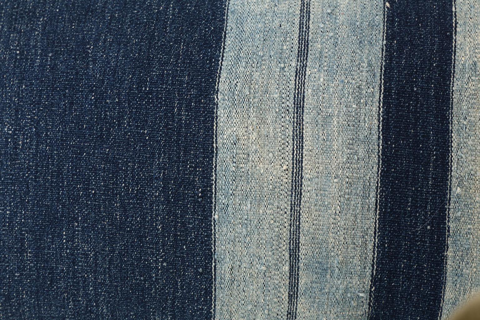 Primitive Faded Indigo Cushions