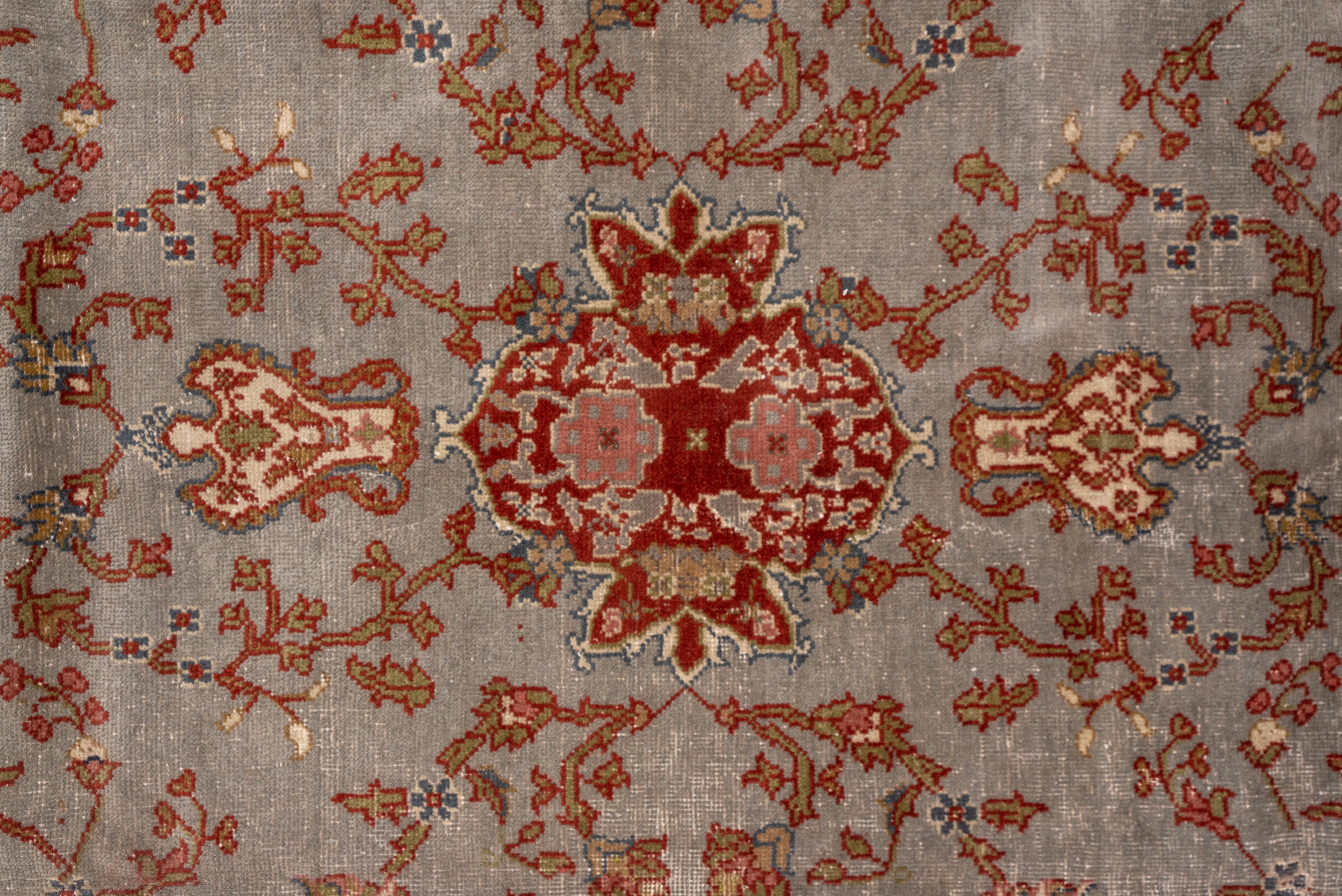 Faded Oushak Rug For Sale 1