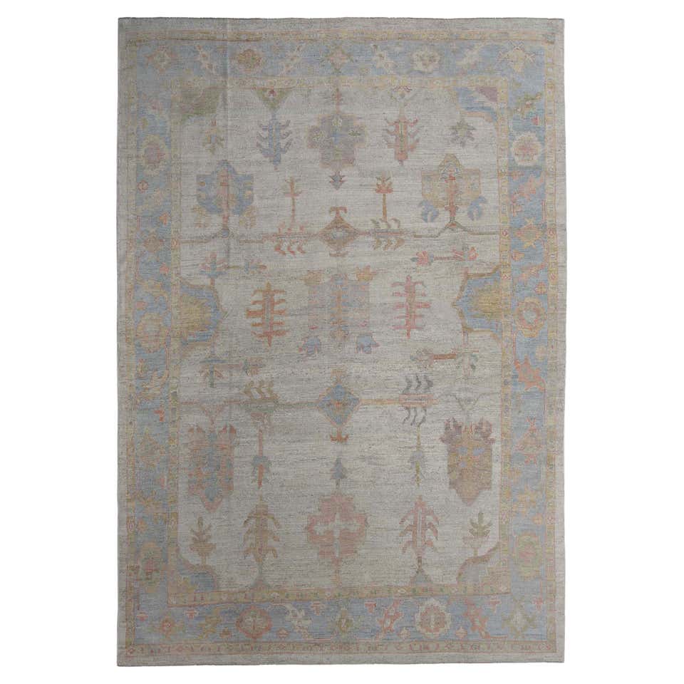 Faded Look Handmade Turkish Rug For Sale at 1stDibs