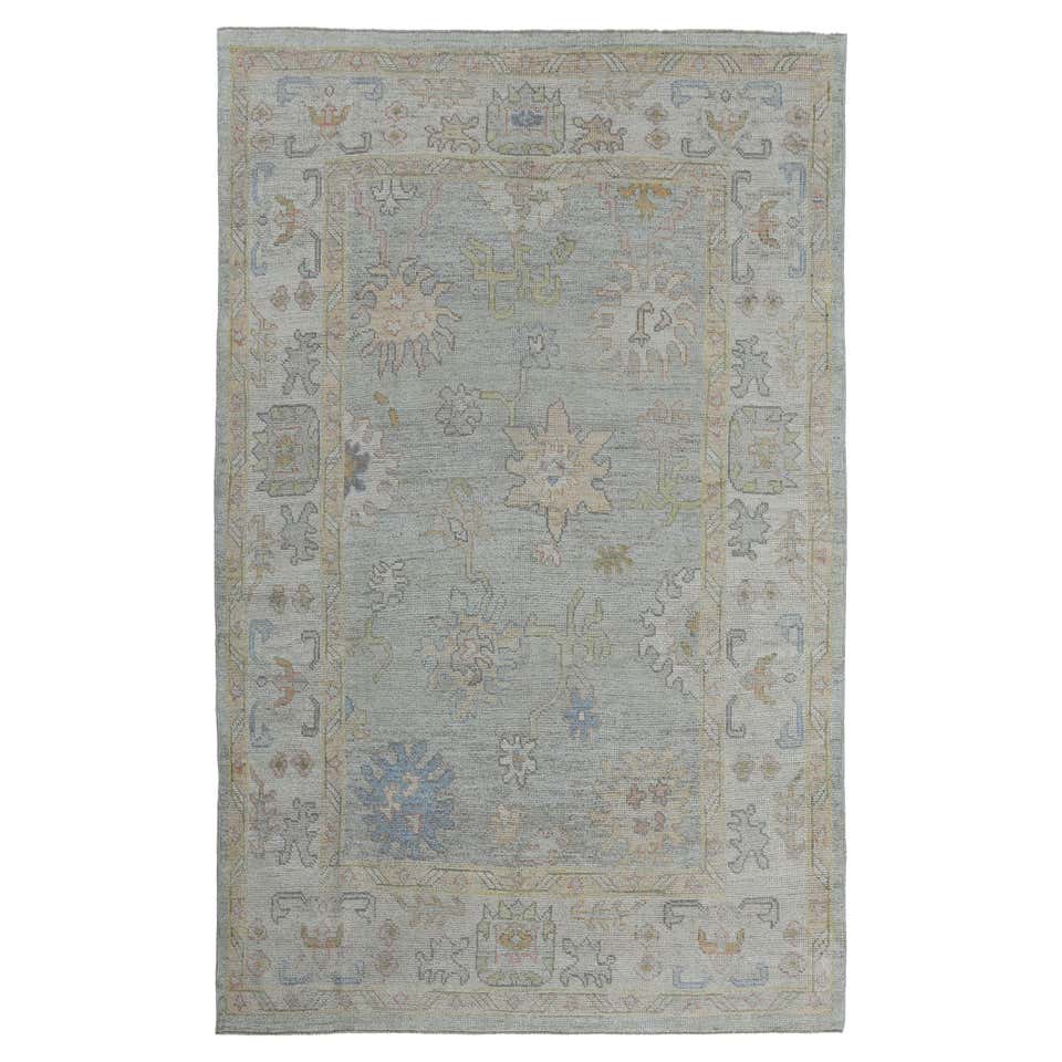 Faded Look Handmade Turkish Rug For Sale at 1stDibs