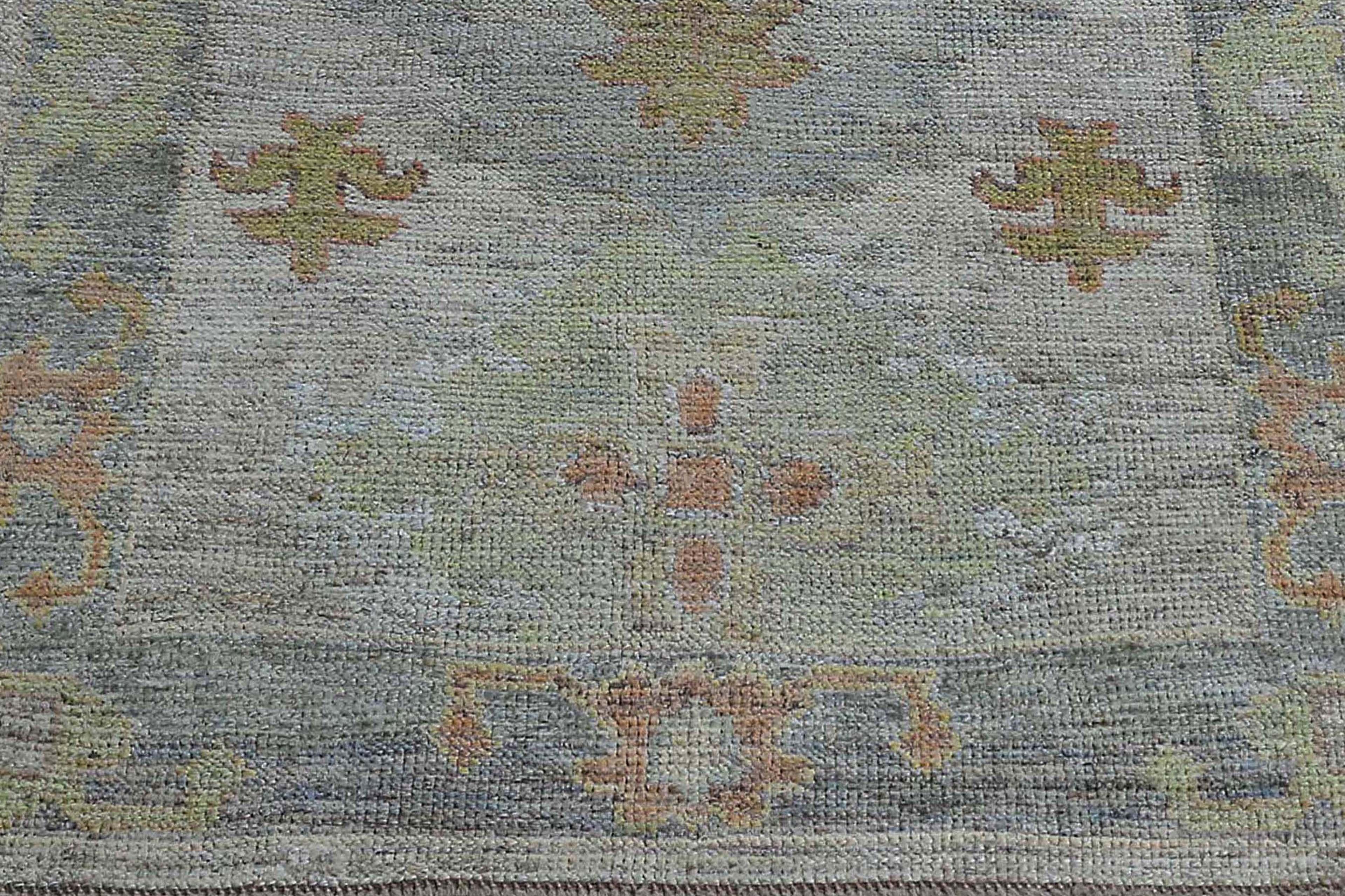 Afghanistan Oushak Runner Rug Circa 1990 - Wool Ivory Design - 95499 For Sale 5