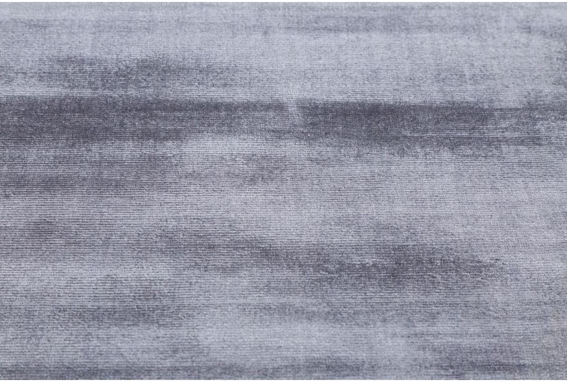 Indian Faded Waltz Stone Gray & Stone Gray 150x240 cm Hand Loom Rug For Sale