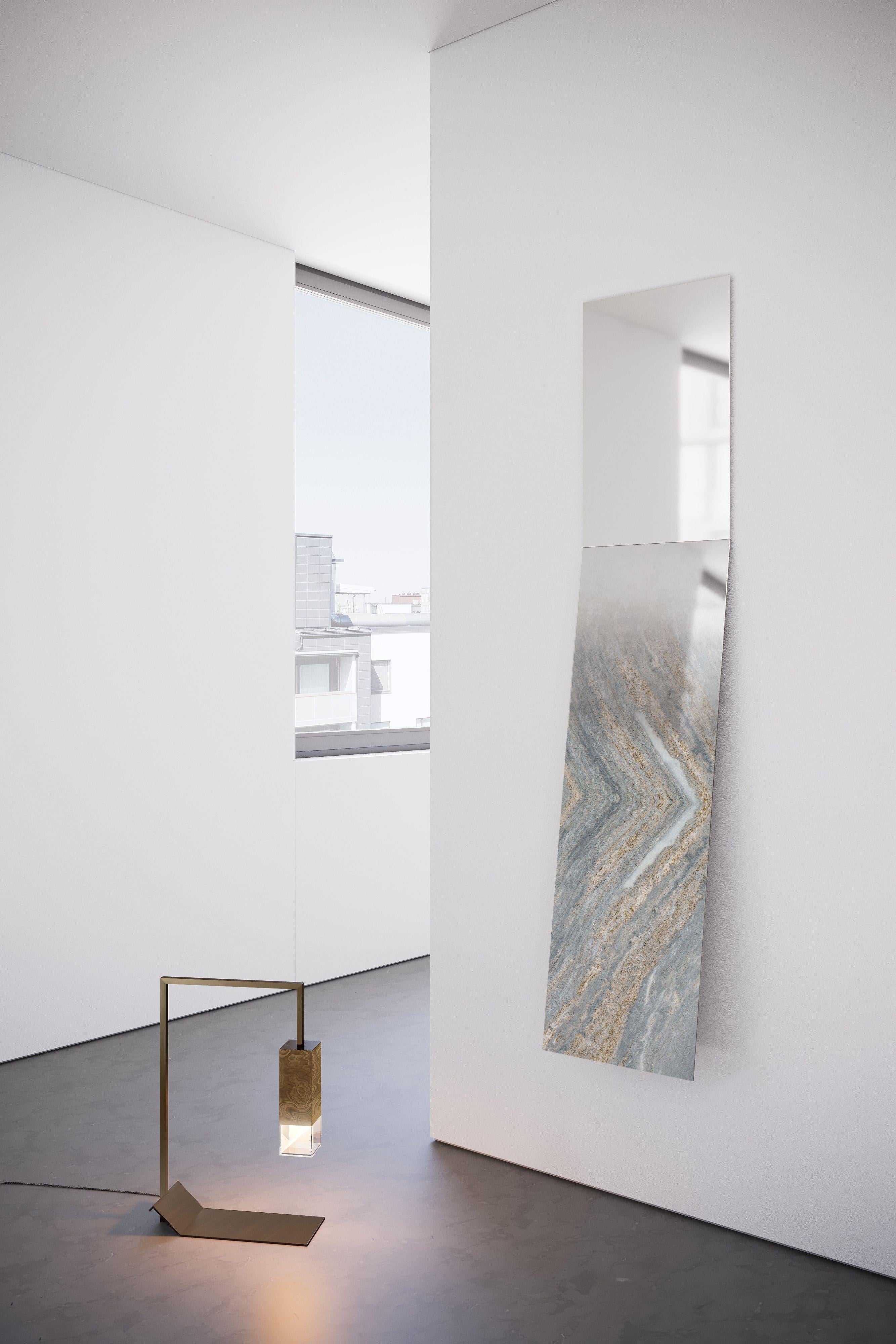 Modern Fading Marble Mirror by Formaminima For Sale
