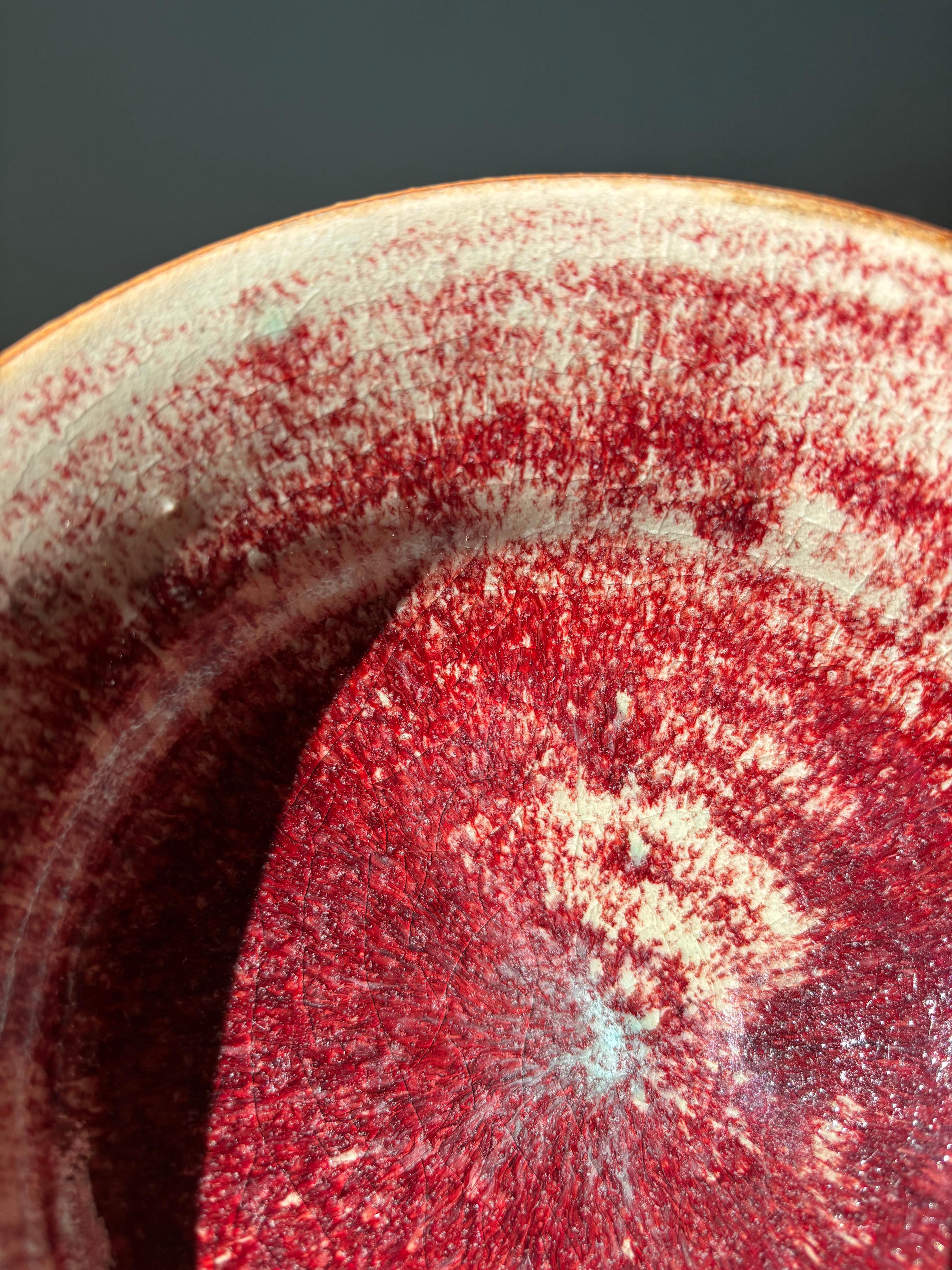 Fagerfäldt Ox Blood Glazed Bowl, 1970s For Sale 3