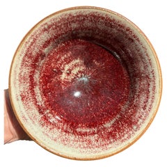 Vintage Fagerfäldt Ox Blood Glazed Bowl, 1970s