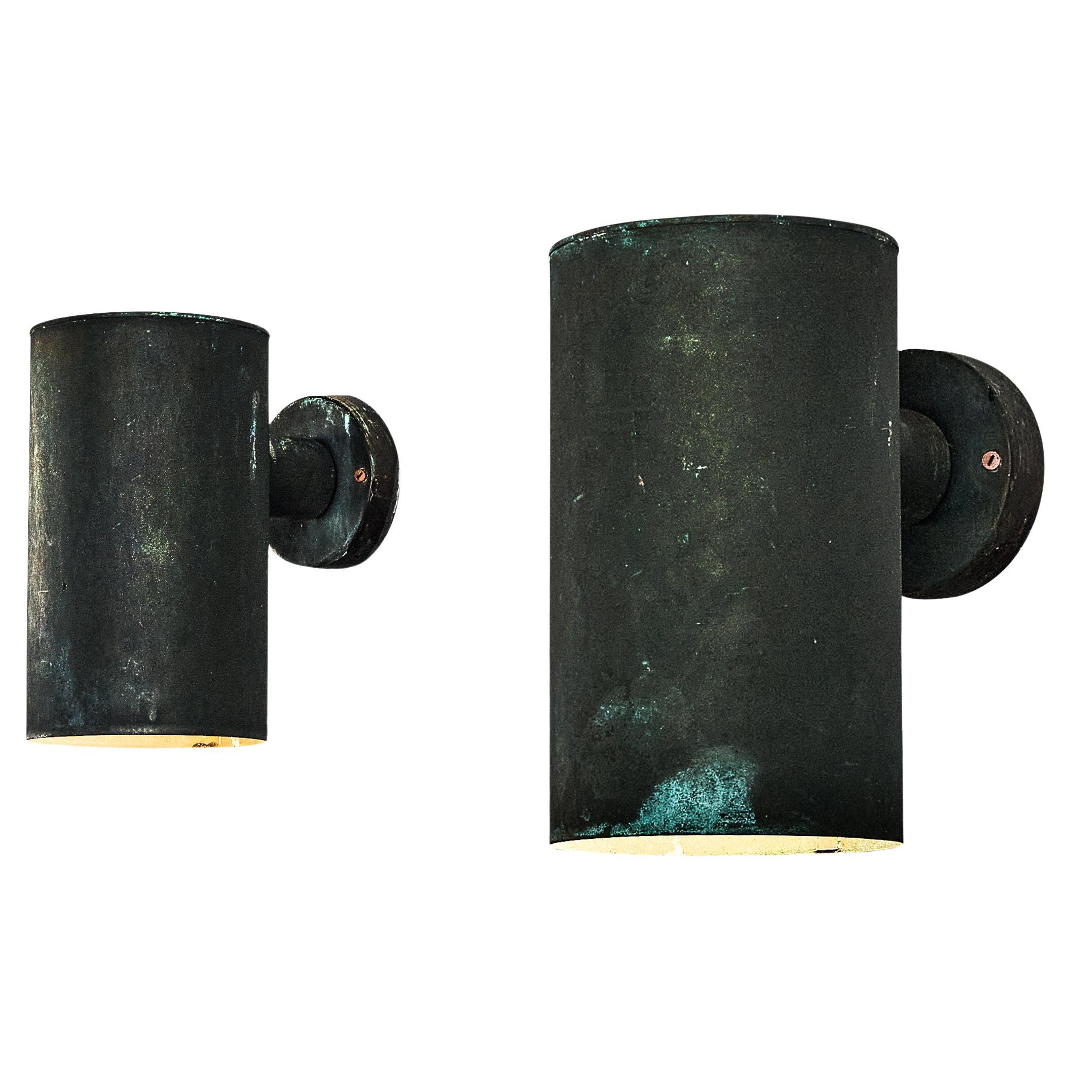 Fagerhult Swedish Wall Lights in Copper  For Sale