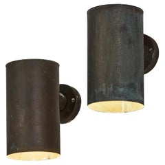 Fagerhult Swedish Wall Lights in Copper