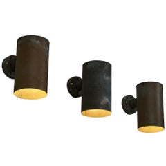 Fagerhult Swedish Wall Lights in Copper