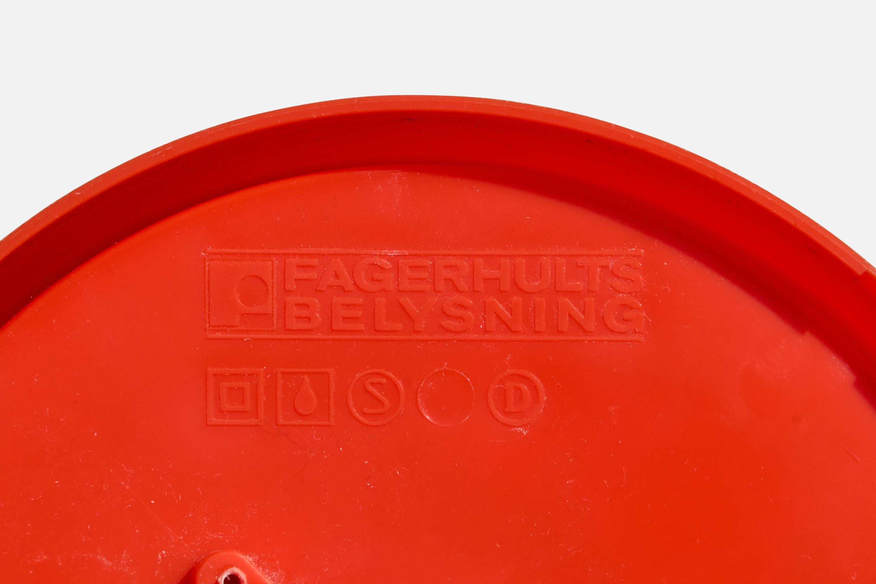 Fagerhults Belysning, Wall Lights, Plastic, Sweden, 1970s For Sale 2