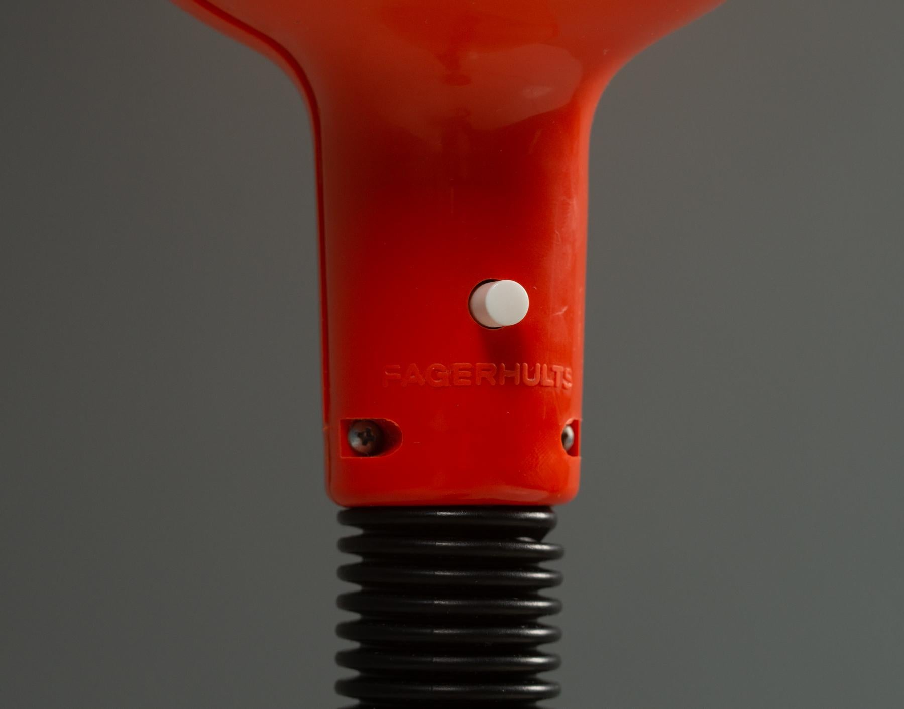 Fagerhults Cobra-Schreibtischlampe 1975. (Kunststoff)