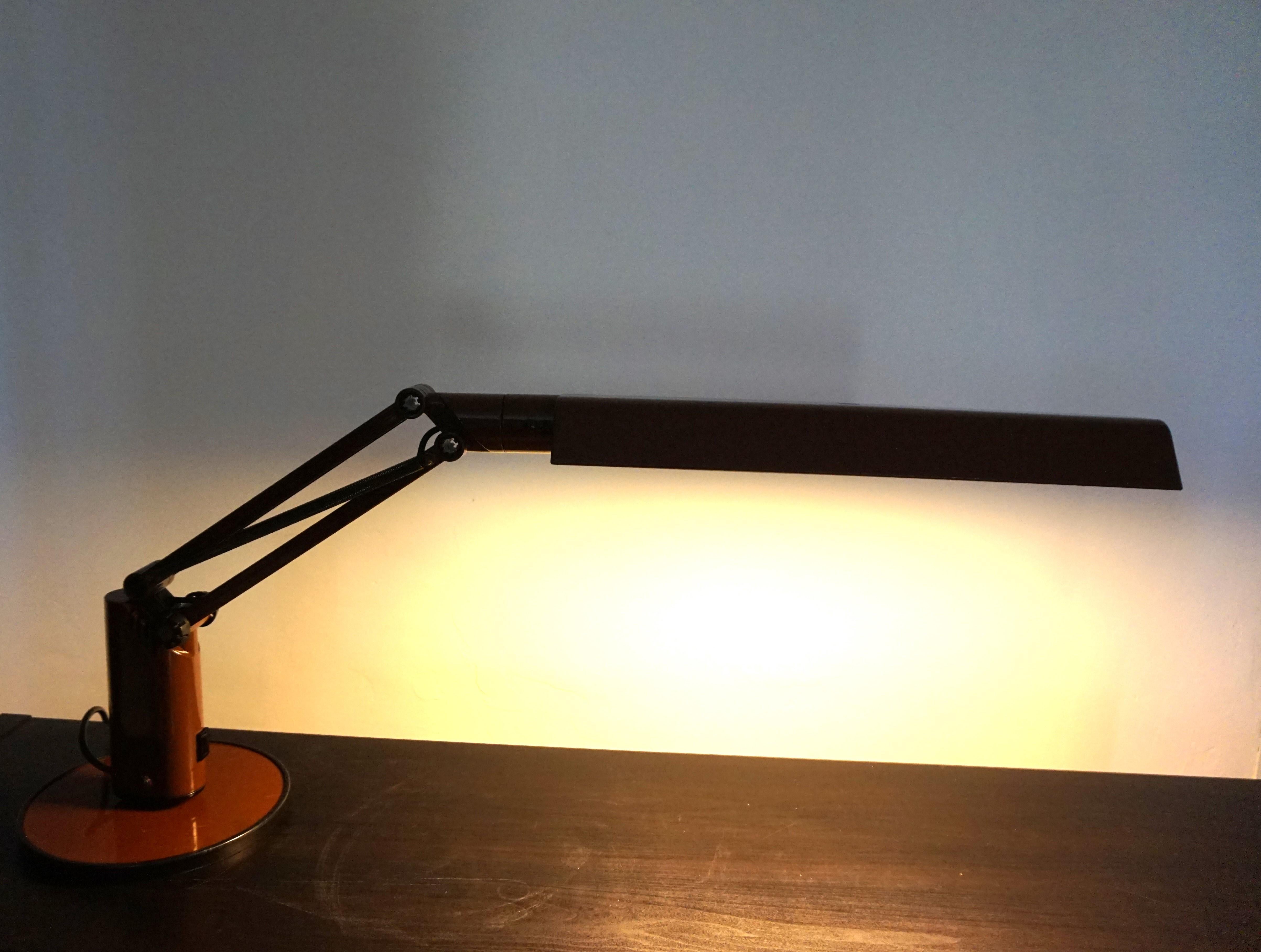 Plastic Fagerhults Lucifer table lamp by A&E Design, 1970