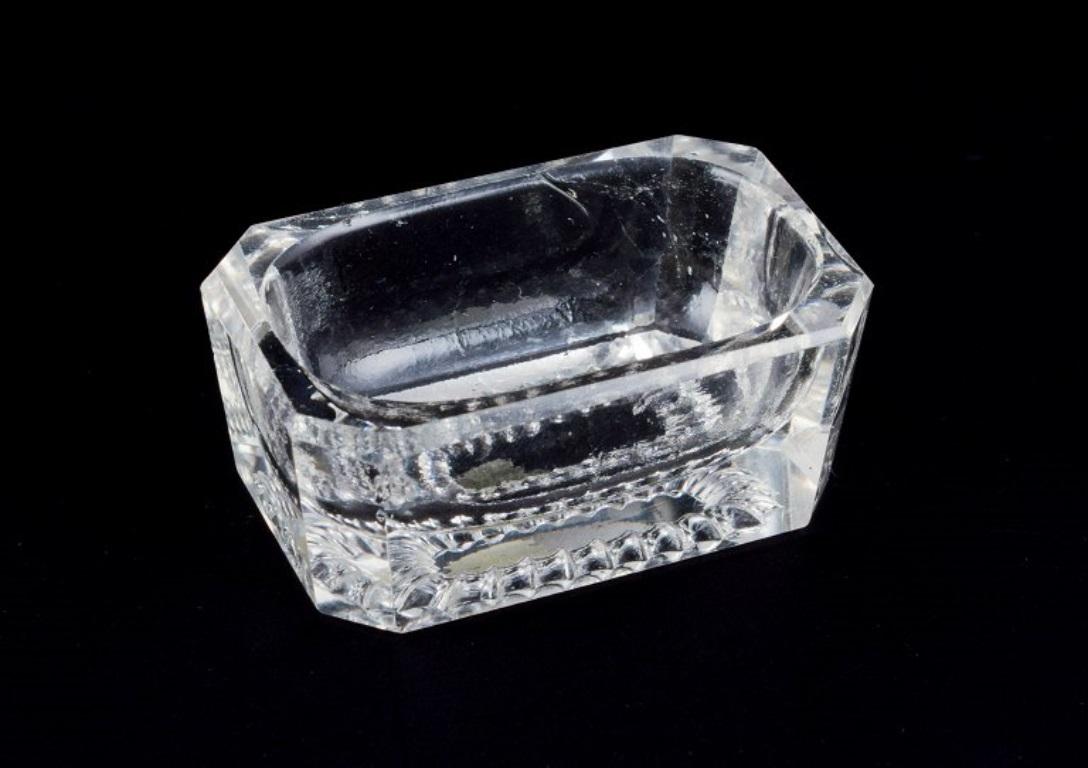 Fåglavik Glasbruk (1874-1980) Schweden. Sechs Salzstreuer. Handgefertigtes klares Glas im Angebot 2