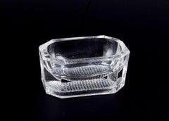 Fåglavik Glasbruk. Cuatro saleros de cristal. Suecia, mediados del siglo XX