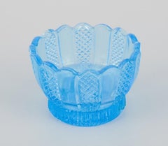 Fåglavik Glasbruk. Seven glass salt cellars. Sweden, mid-20th C.