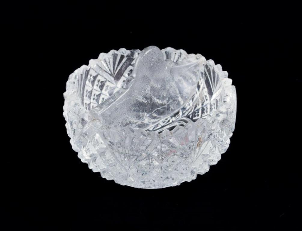 Fåglavik Glasbruk. Sechs Salzstreuer aus Glas. Schweden, Mitte 20. Jh. (20. Jahrhundert) im Angebot
