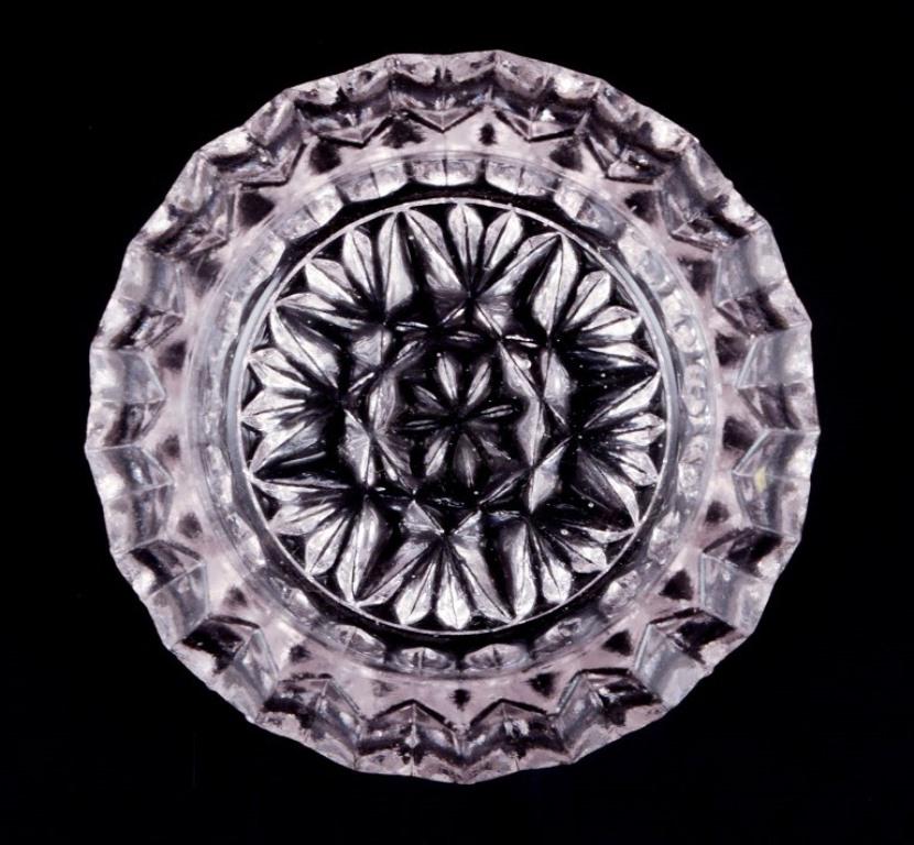 Fåglavik Glasbruk. Six salières en verre. Suède, milieu du C.I.C. en vente 1