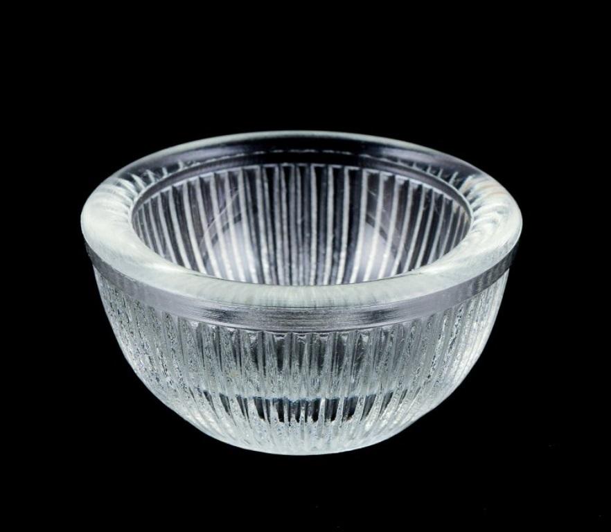 Fåglavik Glasbruk (1874-1980), Sweden.
Six salt cellars in clear handmade glass.
Private Swedish collection.
Mid-20th century.
In excellent condition.
Largest: Diameter 6.0 cm x Height 2.5 cm.

