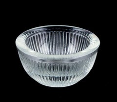 Fåglavik Glasbruk, Sweden. Six glass salt cellars. Mid-20th C.