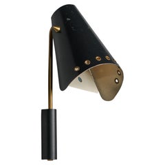 Fåglavik, Wall Light, Brass, Metal, Sweden, 1940s