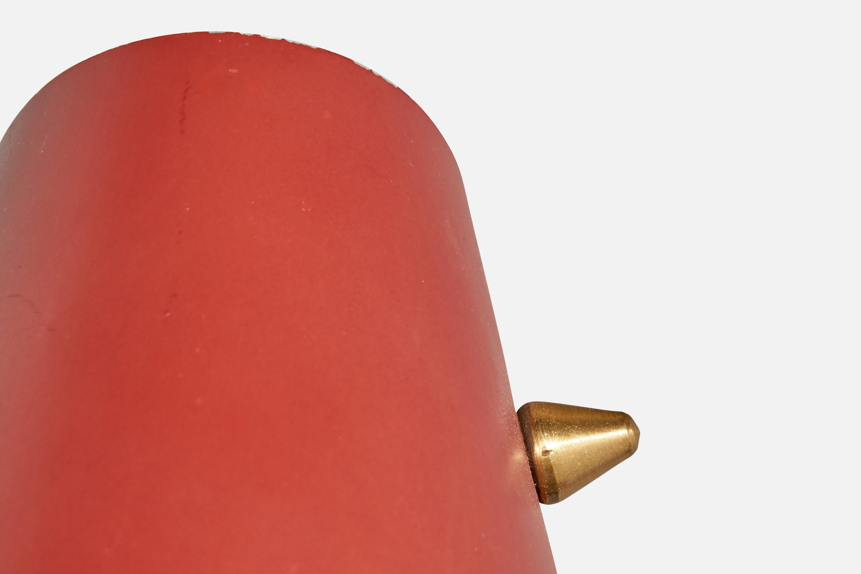 Fåglavik, Wall Light, Brass, Metal, Sweden, 1950s For Sale 3