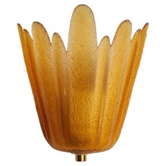 Fåglavik, Wall Light, Glass, Brass, Sweden, 1950s