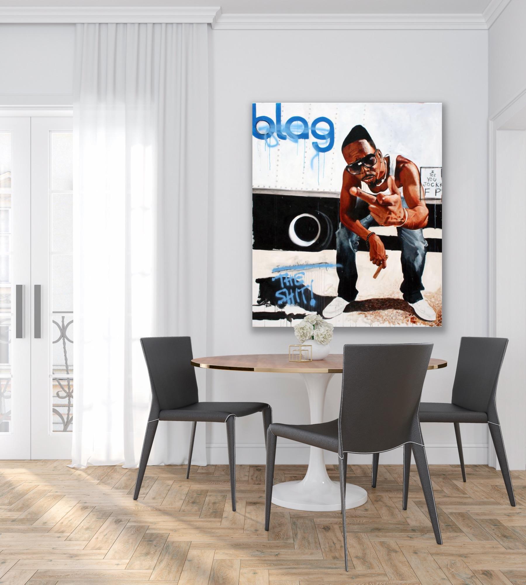 Ich sehe dich Jockin - Zeitgenössische figurative Malerei im Angebot 1