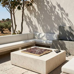 Fahari Large Tray in Marble as Elegant Luxury Serveware (plateau en marbre pour le service)