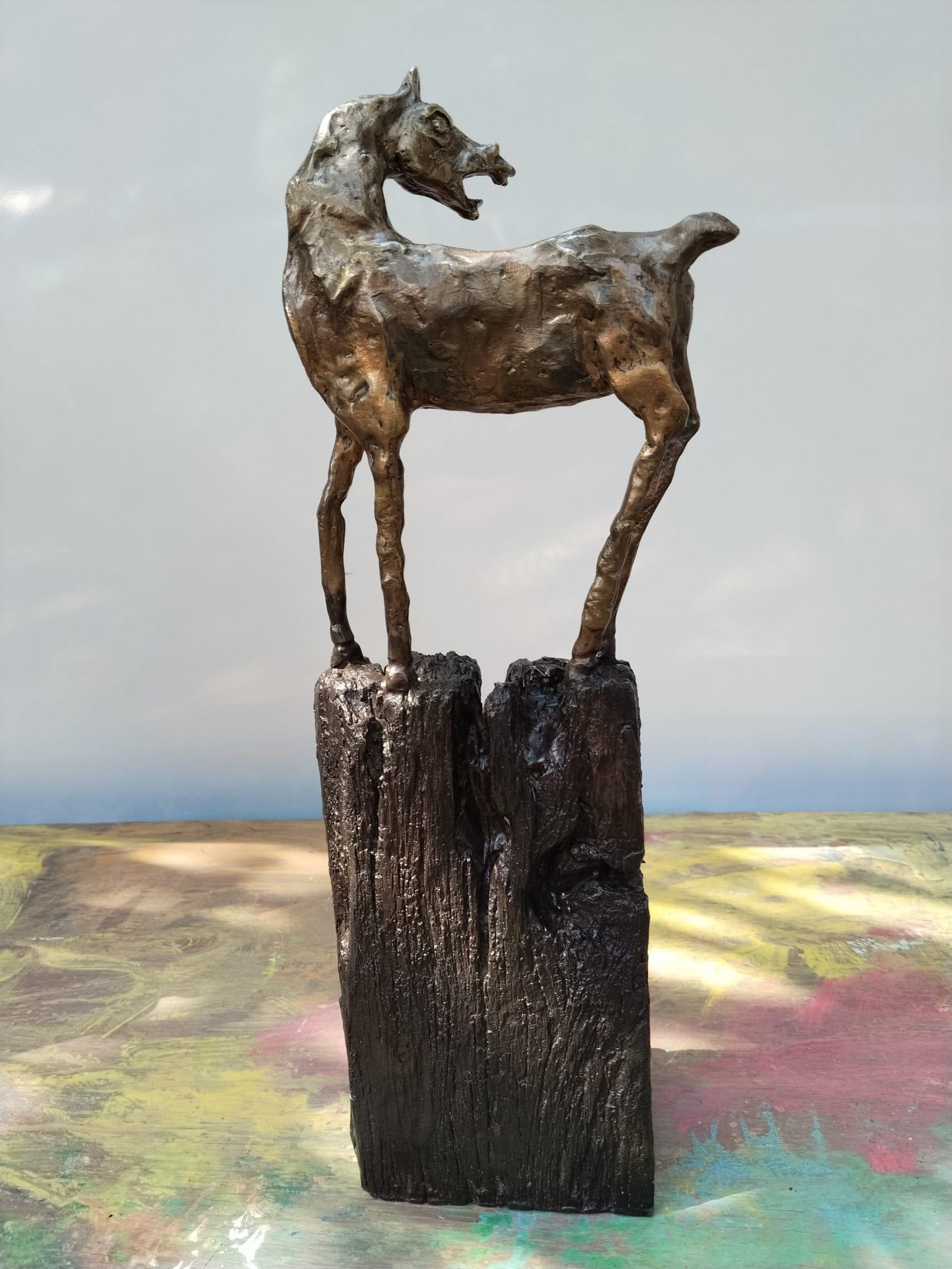 Superbe sculpture originale en bronze de Fahri Aldine. Édition limitée d'une nouvelle œuvre étonnante en vente 1