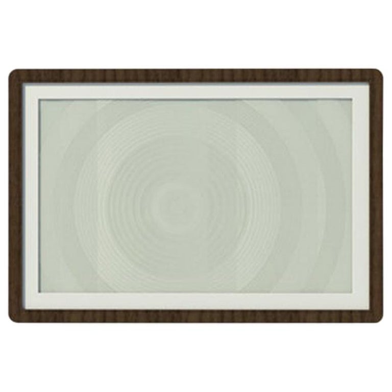 Wood Picture Frame M02A2 Contemporary Walnut Custom Sizes Handcrafted