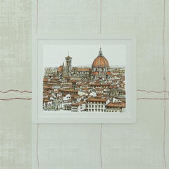 Wood Picture Frame M03-A2 Contemporary Lacquer White Custom Sizes Made in Italy