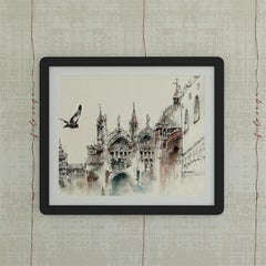 Wood Picture Frame M04-A2 Contemporary Lacquer Black Custom Sizes Made in Italy