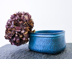 Faience Bowl Leafs - Stig Lindberg - Gustavsberg Studio - Mid 20th Century