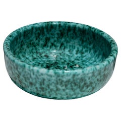 Ciotola in maiolica con bordo alto, Fernand Elchinger, anni '50
