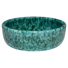 Faience Bowl with High Rim, Fernand Elchinger, 1950s