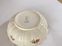 Faience Dish, by Luneville Flowers Decor France 19th Century Signed